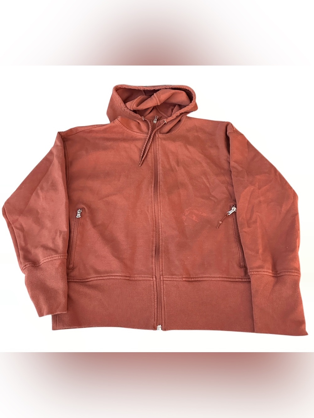 Old Navy Active Dynamic Fleece Hoodie Set Brown Medium Zip Up Lounge Athleisure